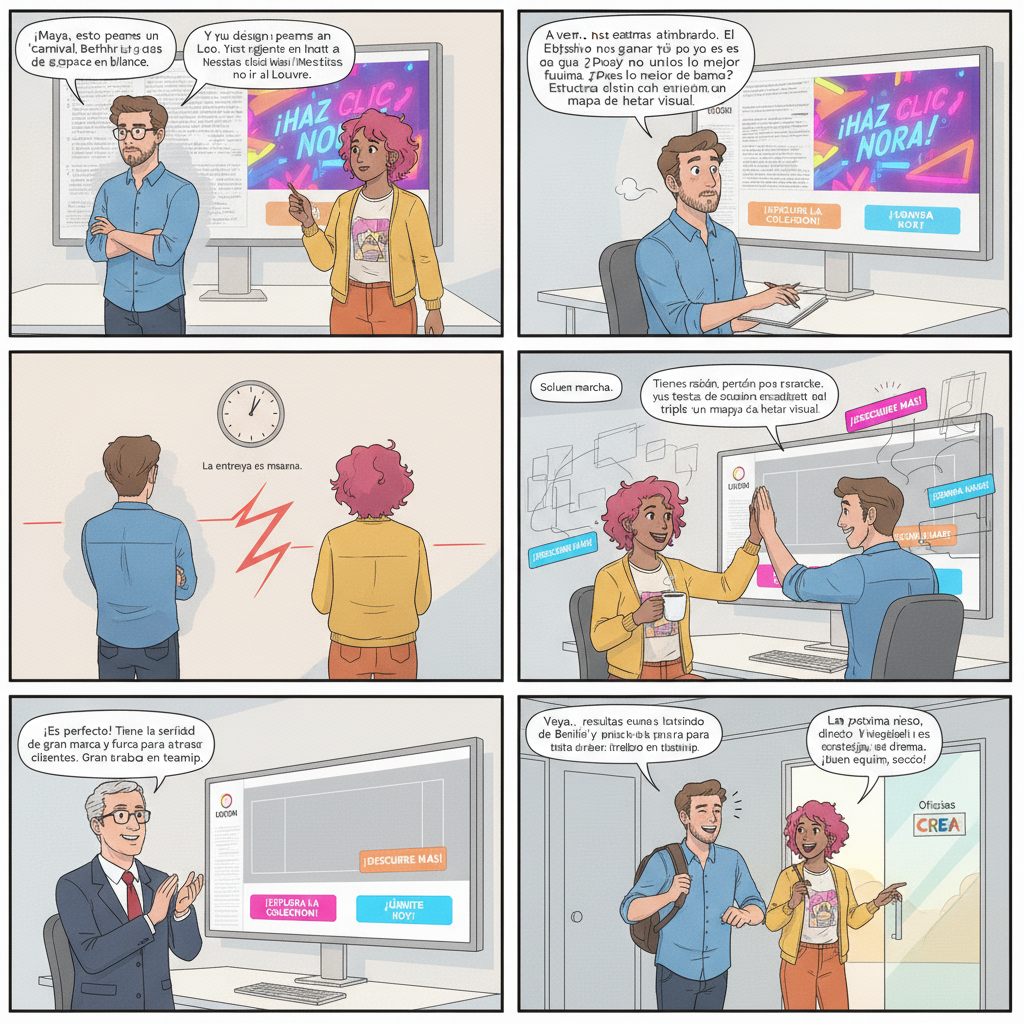 Título: El Cruce de los Diseños
Personajes: * Leo: Diseñado…