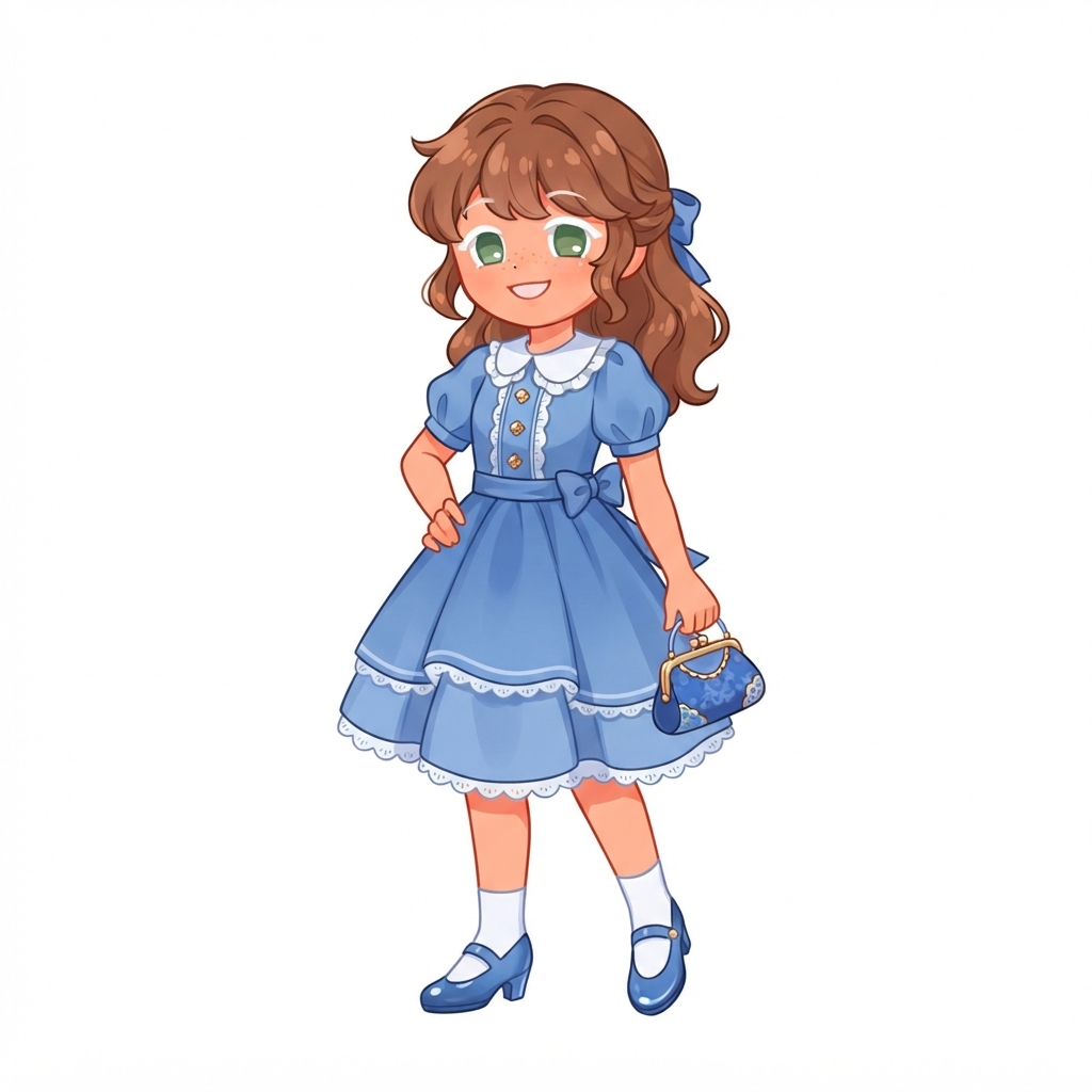 Cookie run Kingdom. She is 10 years old, she have green eye…