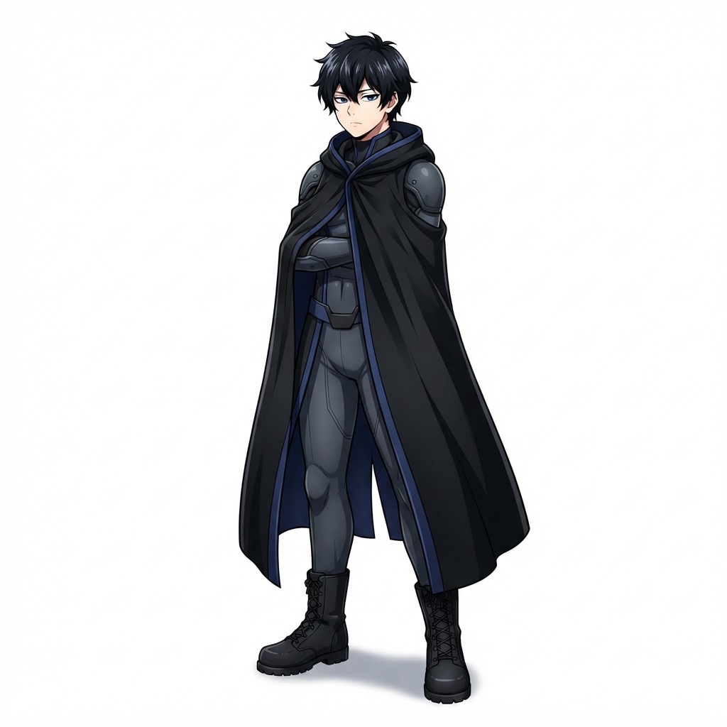 my hero academia, human, Male, teen, Short Hair, Black Hair…