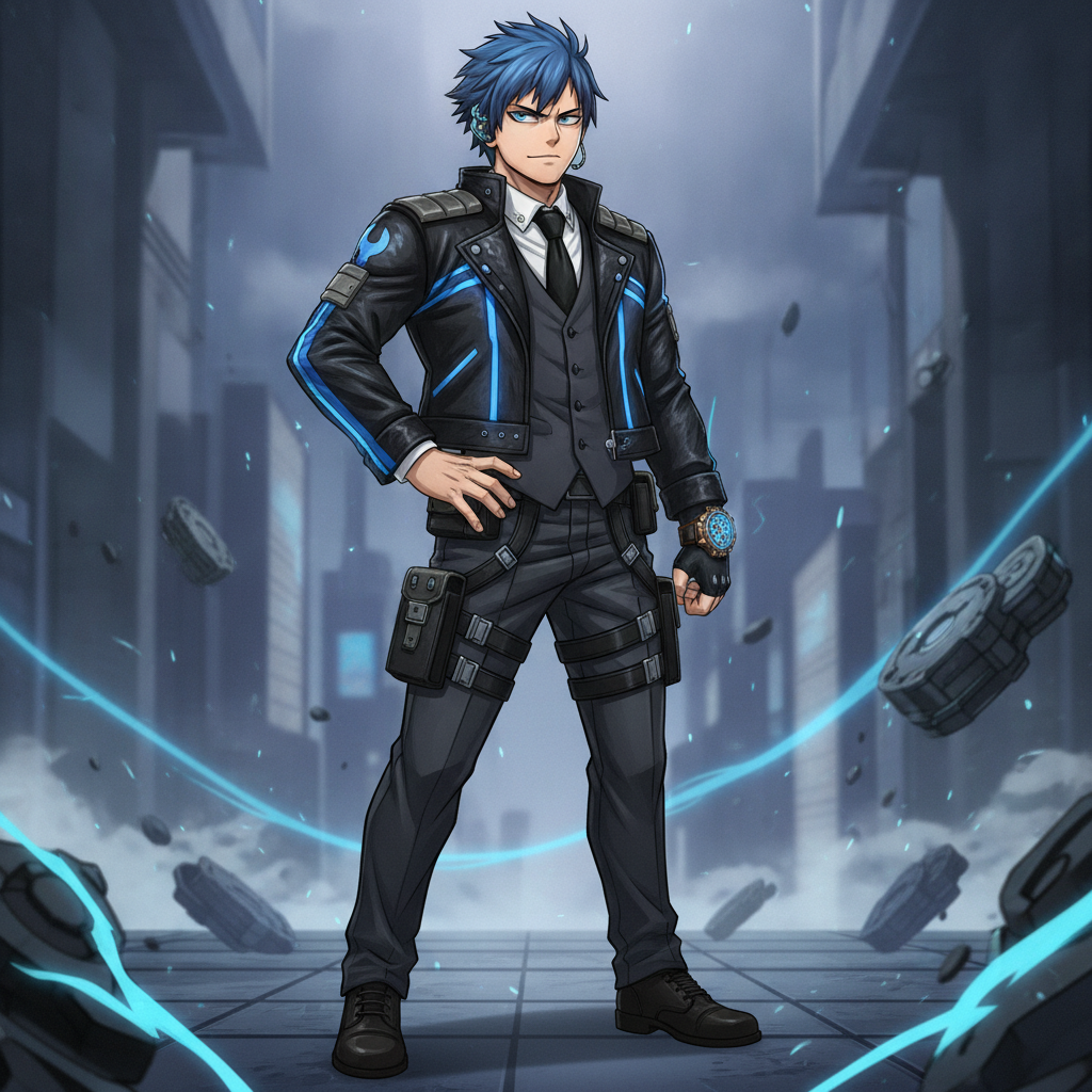 anime, my hero academia, Male, athletic, fair skin, blue ey…