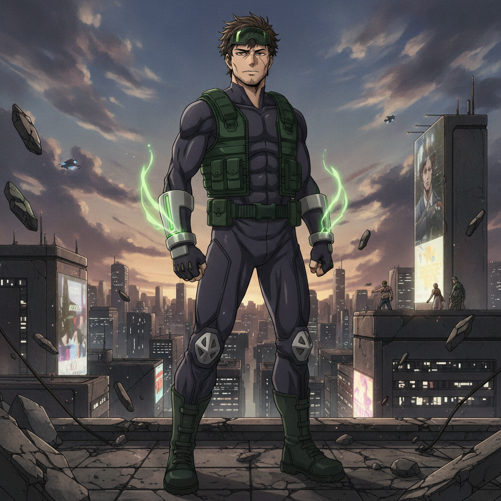 anime, my hero academia, Male, mature, athletic