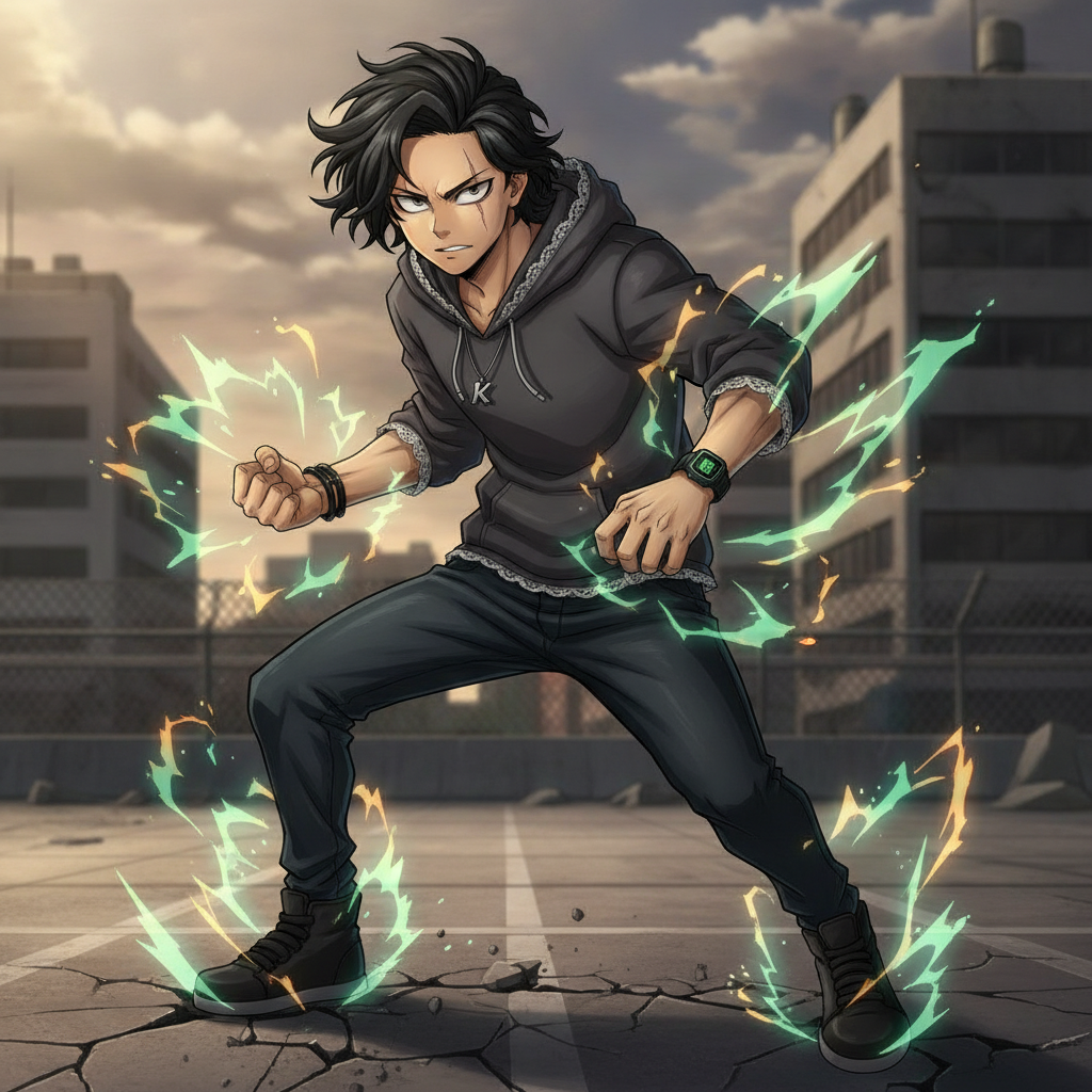 my hero academia, anime, Male, teenager, athletic, tan skin…