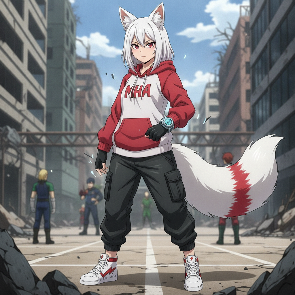 anime, furry, my hero academia, Female, teenager, athletic,…