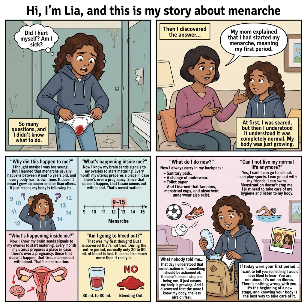 Niña de 12 años 
Titulo: Hola, soy Lia y esta es mi histori…