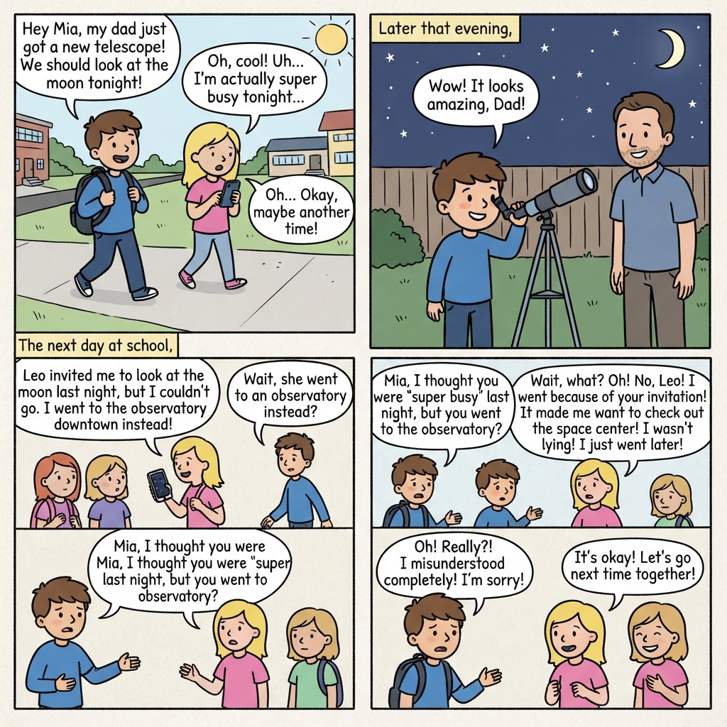 Haz un comic similar al de la imagen con dibujos animados y…