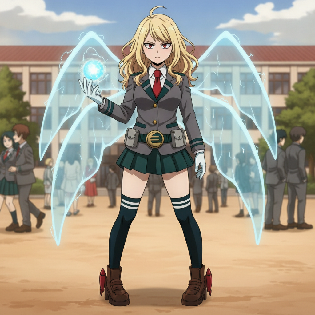 anime, my hero academia, Female, teenager, slim, fair skin,…