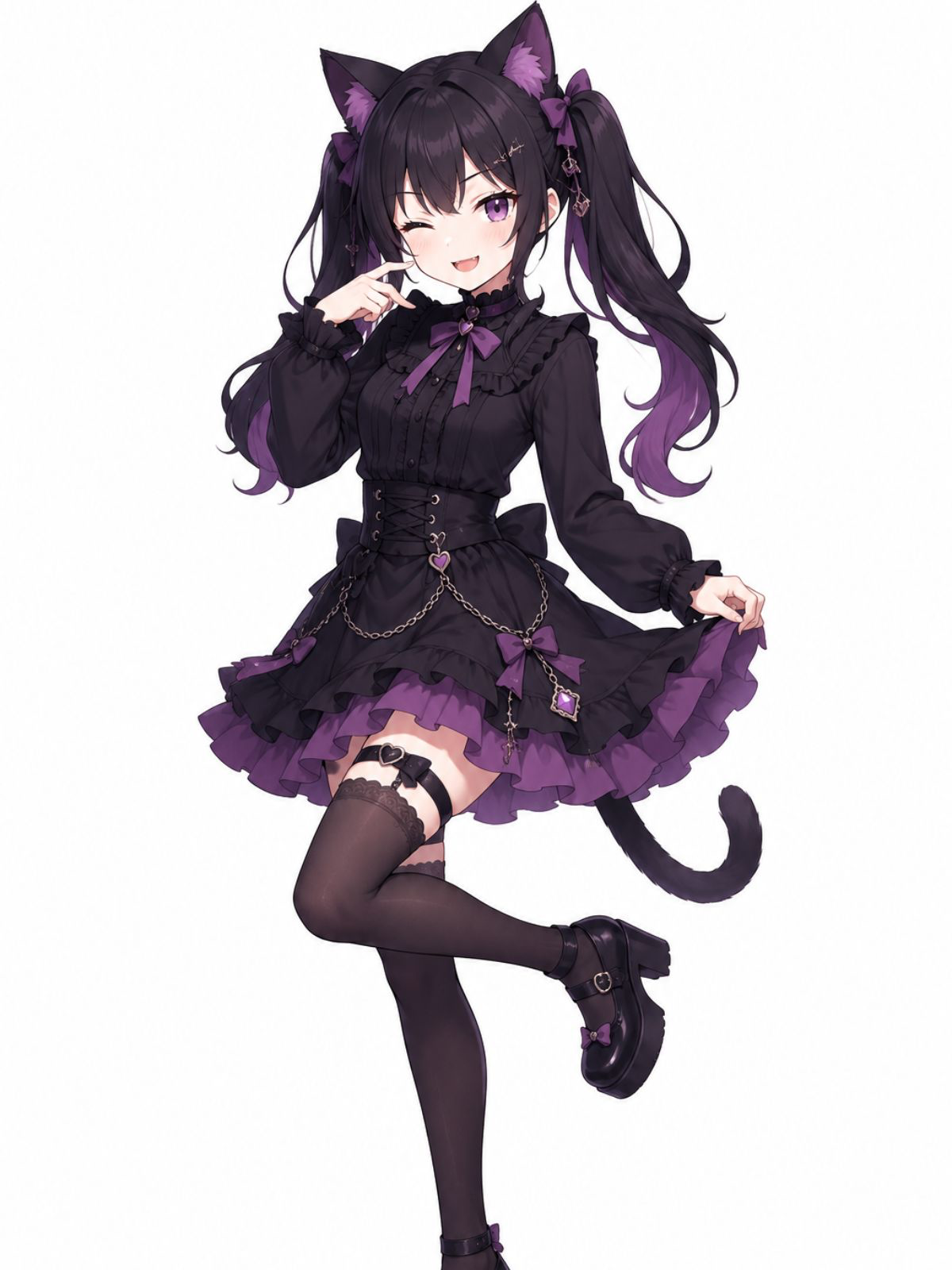 Fursona OC Maker outfit and story